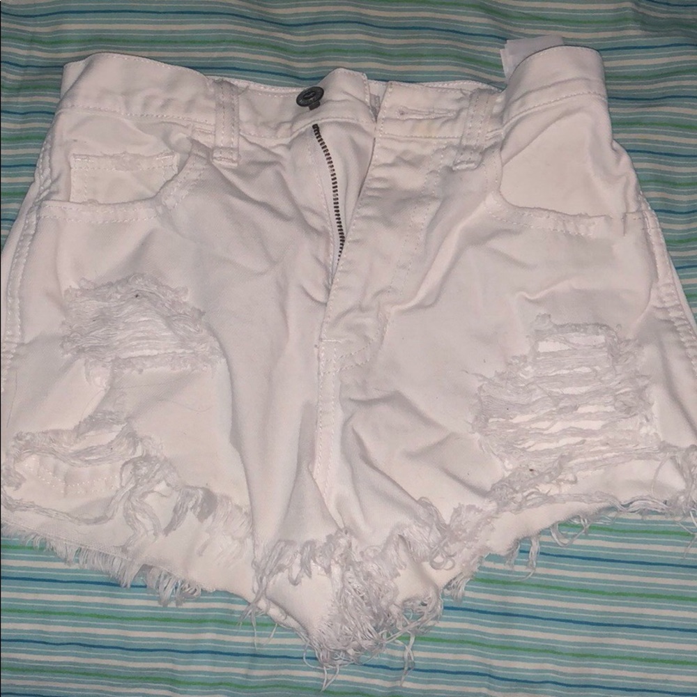 White Hollister Shorts